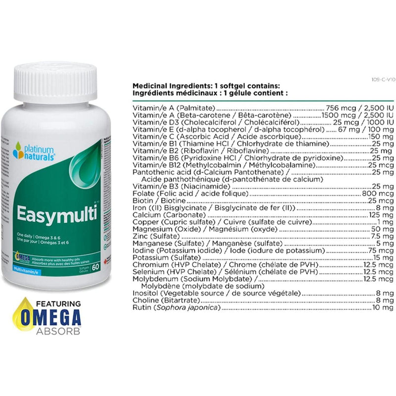 Platinum Naturals - Easymulti - 60 - Limolin 