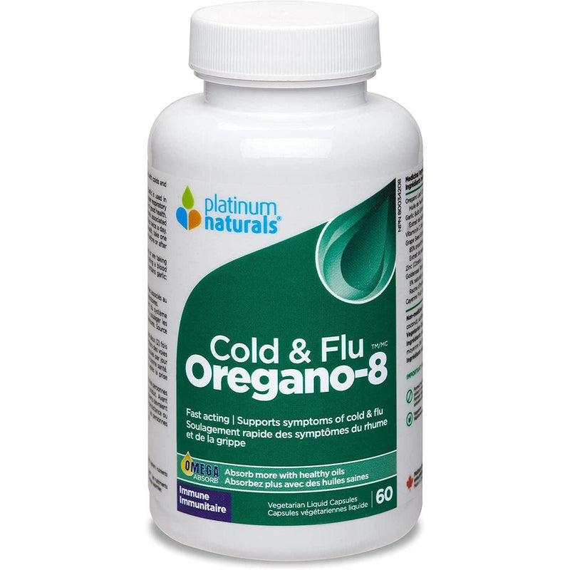 Platinum Naturals - Oregano - 8 Cold & Flu, 60 - Limolin 