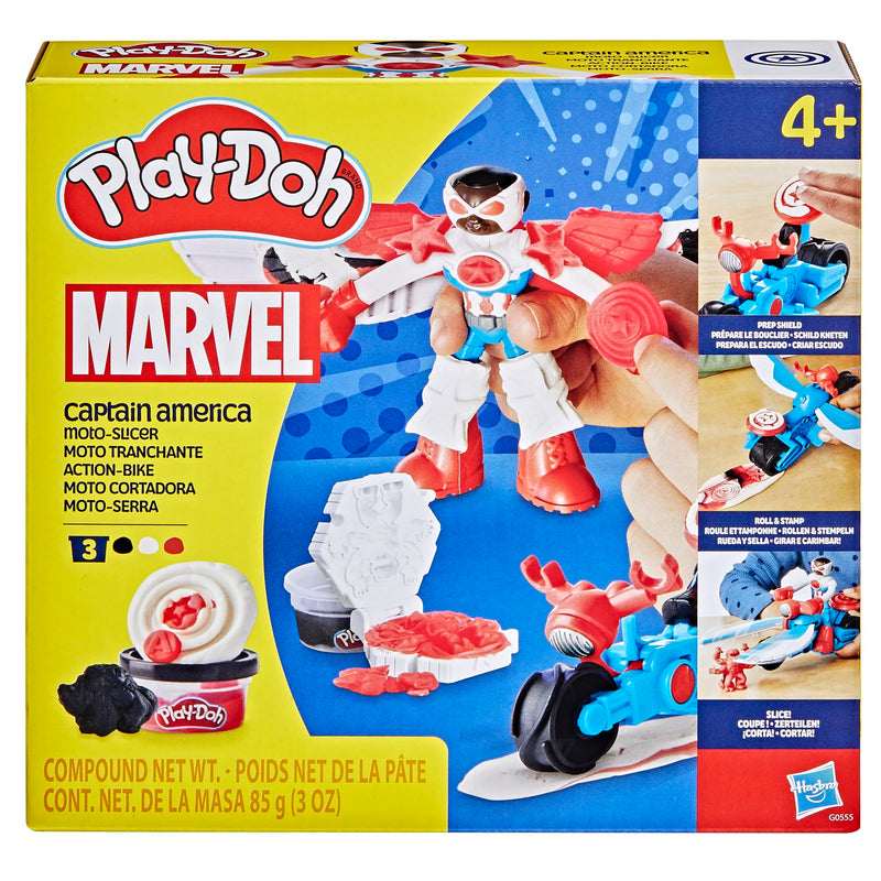 Play-Doh - Captain America Moto-Slicer - Limolin 