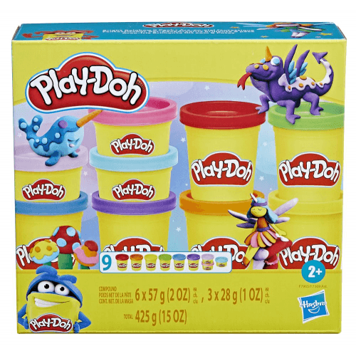 Play-Doh - Colorful Compound 9 Pack Ast - Limolin 