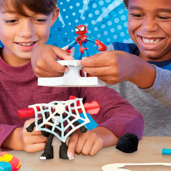 Play-Doh - Spiderman Launch And Slice Battle - Limolin 