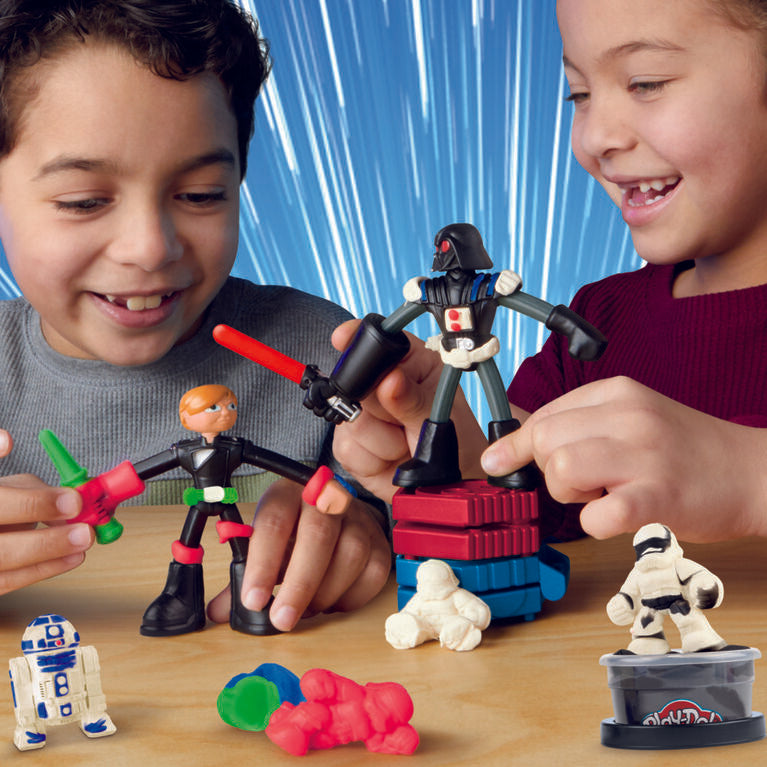 Play-Doh - Star Wars - Squish And Slice Lightsabers - Limolin 