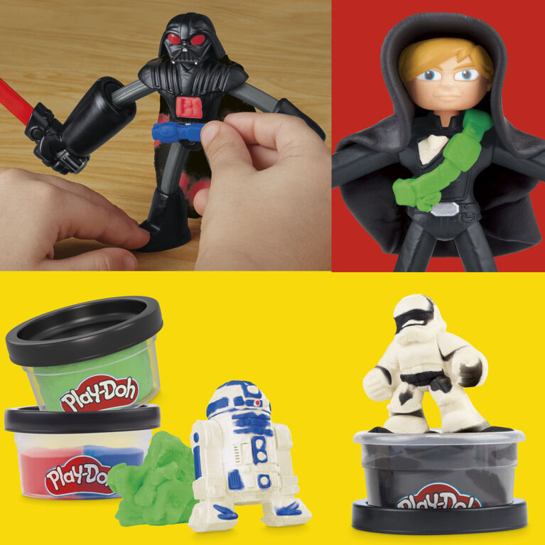 Play-Doh - Star Wars - Squish And Slice Lightsabers - Limolin 