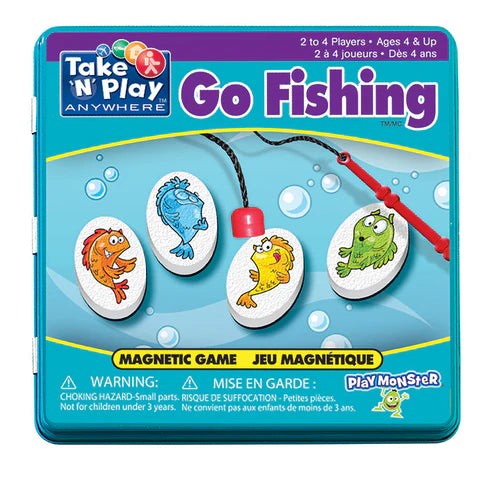 Play Monster - Go Fishing Game Tin (Bilingual) - Limolin 