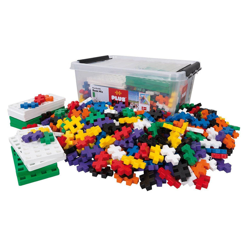 Plus-Plus - Big - Educational With 10 Baseplates - 400Pc - Limolin 