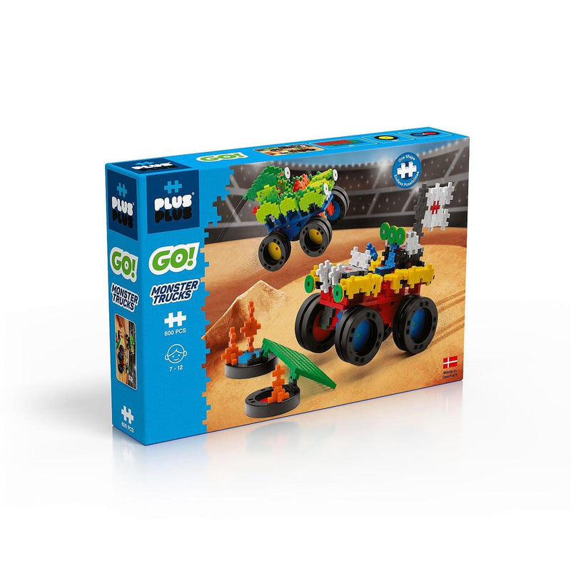 Plus-Plus - Go! - Monster Trucks - 600Pc - Limolin 