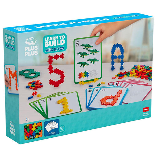 Plus-Plus - Learn To Build - Abc & 123 - 500Pc - Limolin 