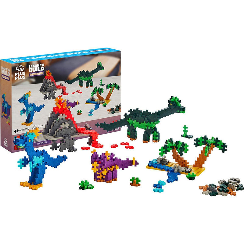 Plus-Plus - Learn To Build - Dinosaures - 500Pc - Limolin 
