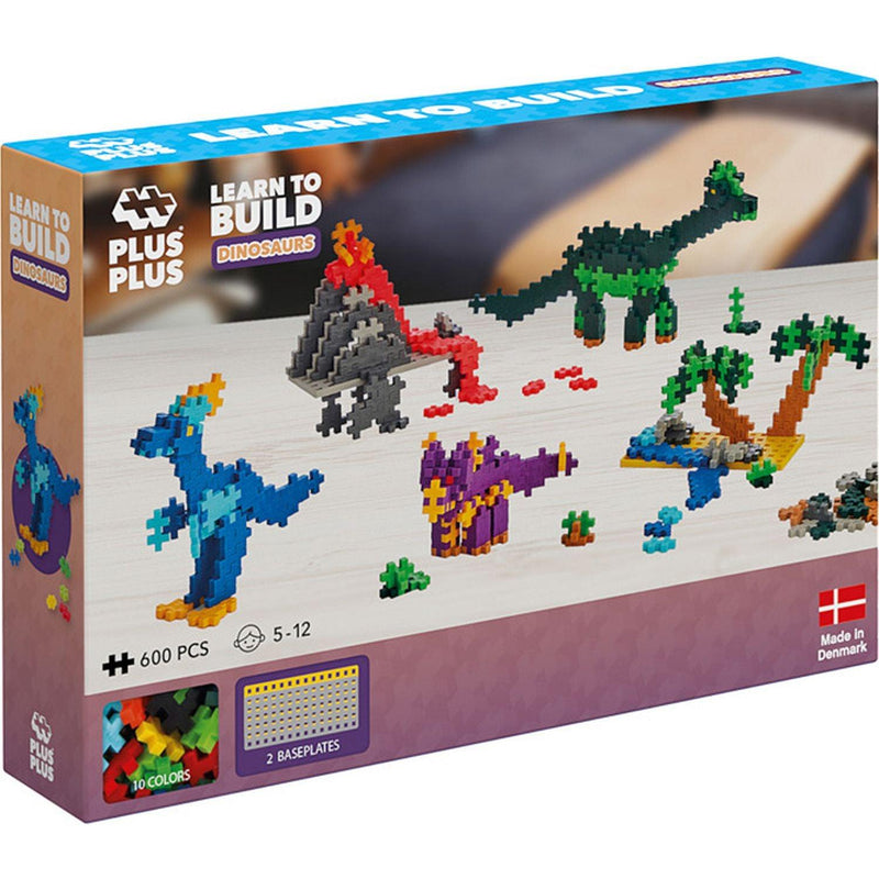 Plus-Plus - Learn To Build - Dinosaures - 500Pc - Limolin 