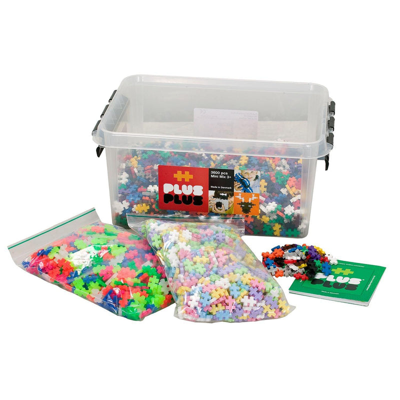 Plus-Plus - Mini Mix Educational - 3600Pc - Limolin 