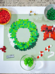 Plus-Plus - Puzzle By Number - Christmas Wreath - 500Pcs - Limolin 