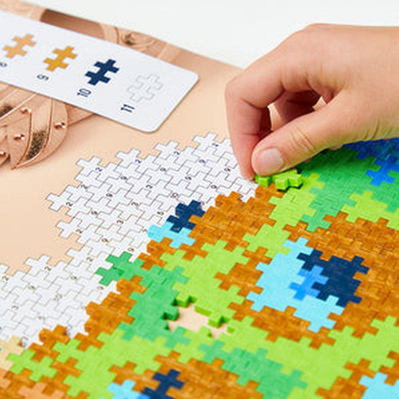 Plus-Plus - Puzzle By Number - Peacock - 800Pc - Limolin 