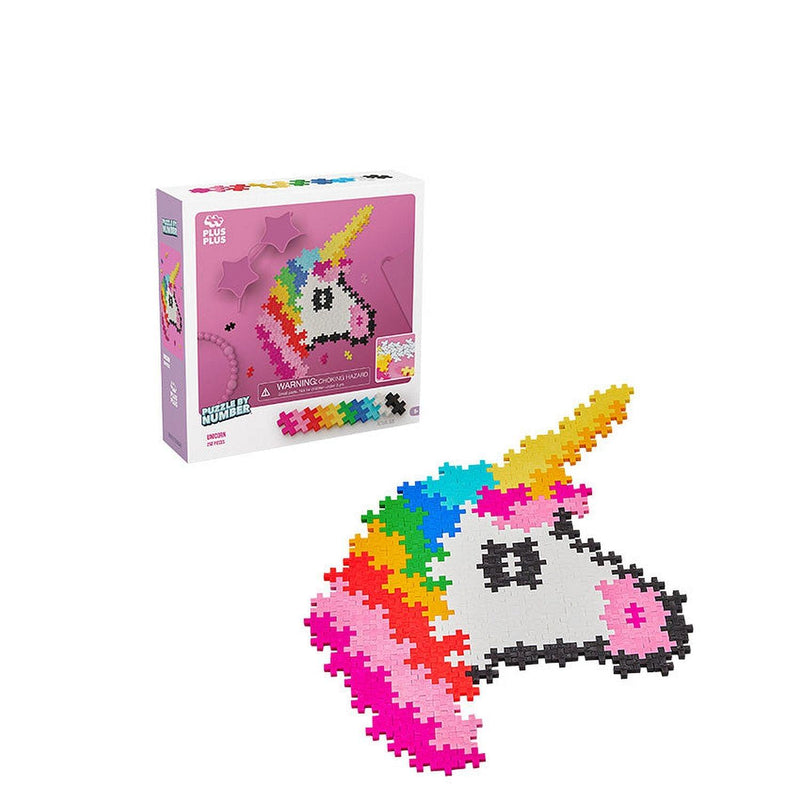 Plus-Plus - Puzzle By Number - Unicorn - 250Pc - Limolin 