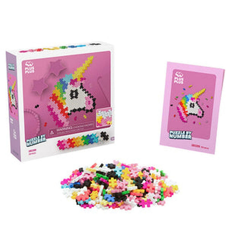 Plus-Plus - Puzzle By Number - Unicorn - 250Pc - Limolin 