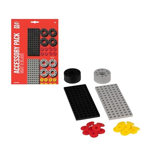Plus-Plus - Small Baseplate And Wheel Mix - Red Package - Limolin 