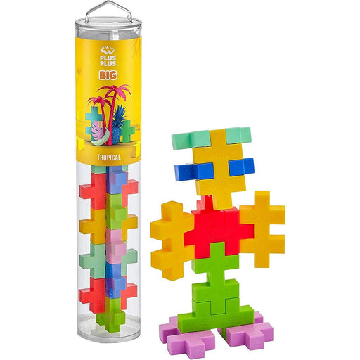 Plus-Plus - Tube - Big - Tropical - 15Pc - Limolin 