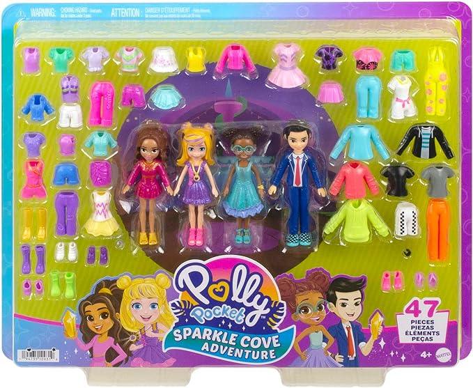 Polly Pocket - 3" Polly Sparkle Cove Fashion Pack - Limolin 