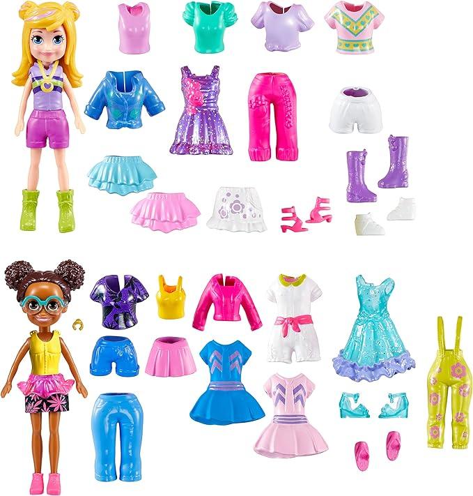 Polly Pocket - 3" Polly Sparkle Cove Fashion Pack - Limolin 