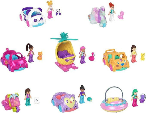 Polly Pocket - Pollyville Single Fig & Car - Limolin 