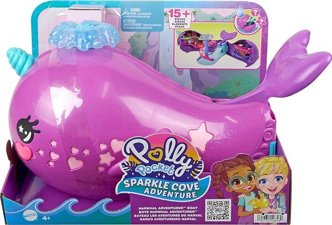Polly Pocket - Sparkle Cove Narwhal Boat - Limolin 