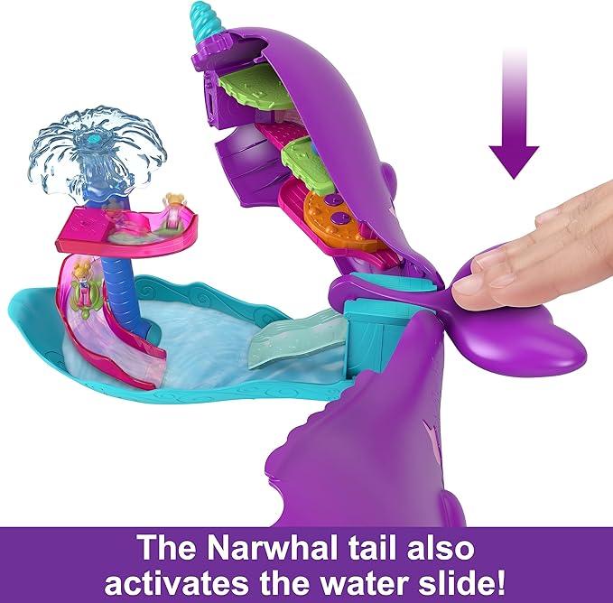 Polly Pocket - Sparkle Cove Narwhal Boat - Limolin 