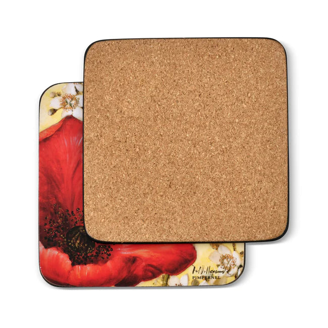 Pimpernel - Poppy De Villeneuve Coasters (Set of 6)
