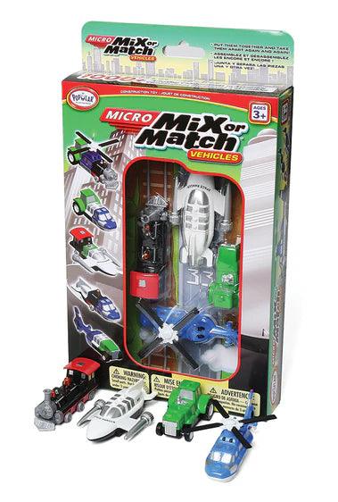 Popular Playthings - MICRO Mix or Match Vehicles 4 (Bilingual) - Limolin 