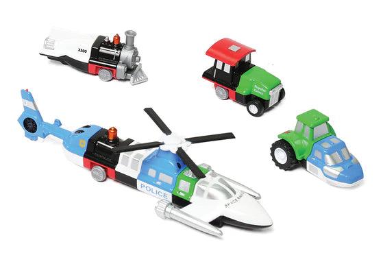 Popular Playthings - MICRO Mix or Match Vehicles 4 (Bilingual) - Limolin 