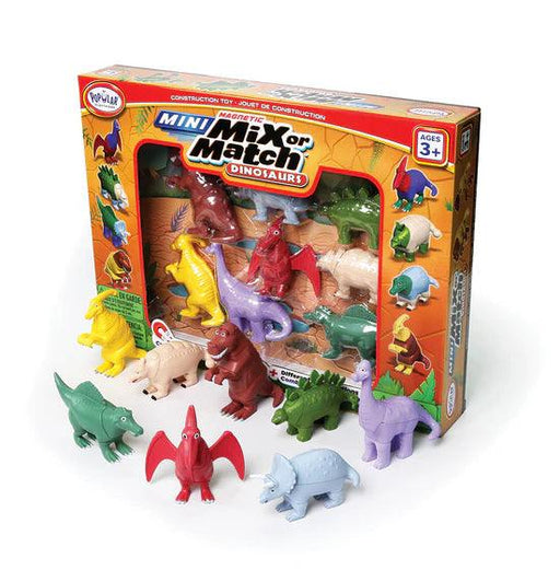 Popular Playthings - MINI Mix or Match Dinosaurs Deluxe (Bilingual) - Limolin 