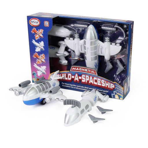 Popular Playthings - Magnetic Build - A - Spaceship (Bilingual) Assorted - Limolin 
