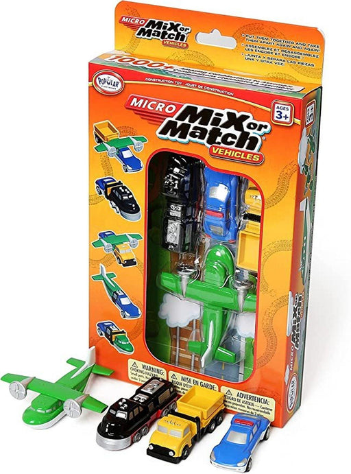 Popular Playthings - Micro Mix or Match Vehicles 2 (Bilingual) - Limolin 
