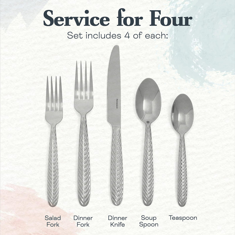 Portmeirion - Botanic Garden 20 Piece Flatware Set - Limolin 