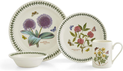 Portmeirion - Botanic Garden 4 Piece Mixed Motif Set (Assorted Floral Motifs) - Limolin 