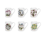 Portmeirion - Botanic Garden Coffee Mugs (Set of 6) | 9 oz - Limolin 