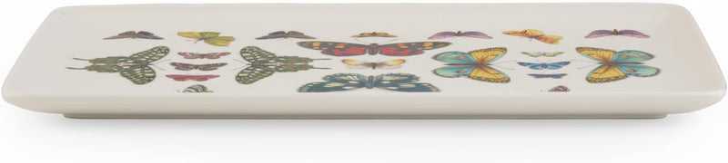 Portmeirion - Botanic Garden Harmony Accents White Rectangular Tray | 13 x 7.5 ines - Limolin 