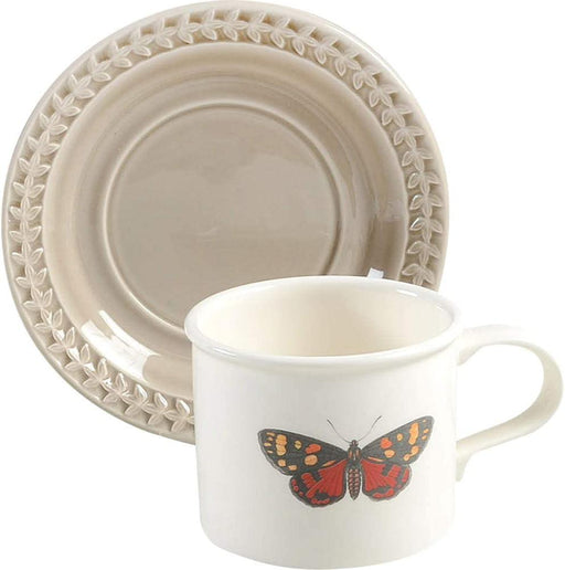 Portmeirion - Botanic Garden Harmony Cup & Saucer (Stone) | 9 oz - Limolin 