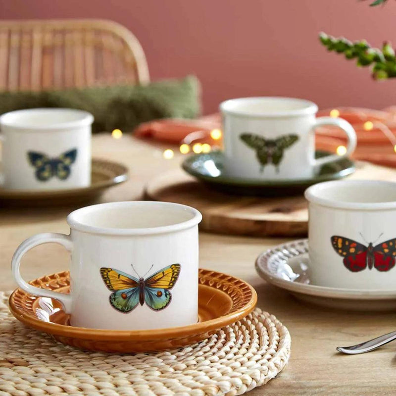 Portmeirion - Botanic Garden Harmony Cup & Saucer (Stone) | 9 oz - Limolin 