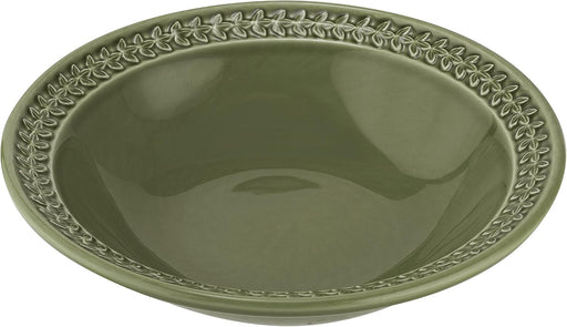 Portmeirion - Botanic Garden Harmony - Pasta Bowls (Set of 4-Forest Green) | 9 in - Limolin 
