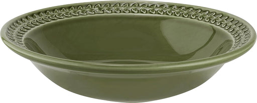 Portmeirion - Botanic Garden Harmony - Pasta Bowls (Set of 4-Forest Green) | 9 in - Limolin 
