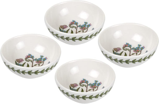 Portmeirion - Botanic Garden Low Bowl (Set of 4-FORGET ME NOT) - 3.75 Inch - Limolin 