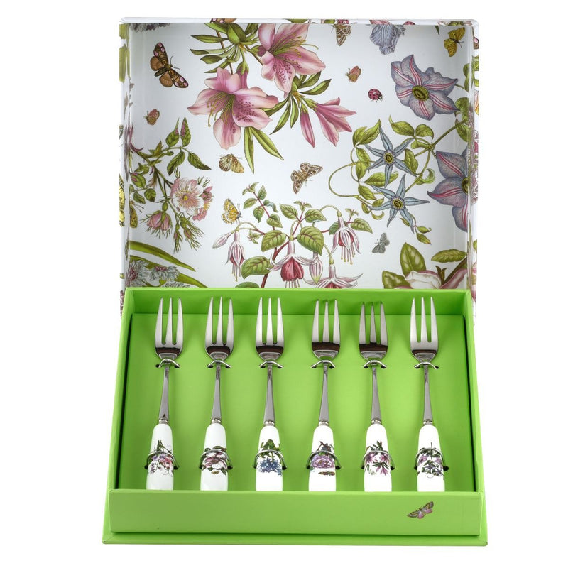 Portmeirion - Botanic Garden Pastry Fork (Set of 6) | 6 in - Limolin 