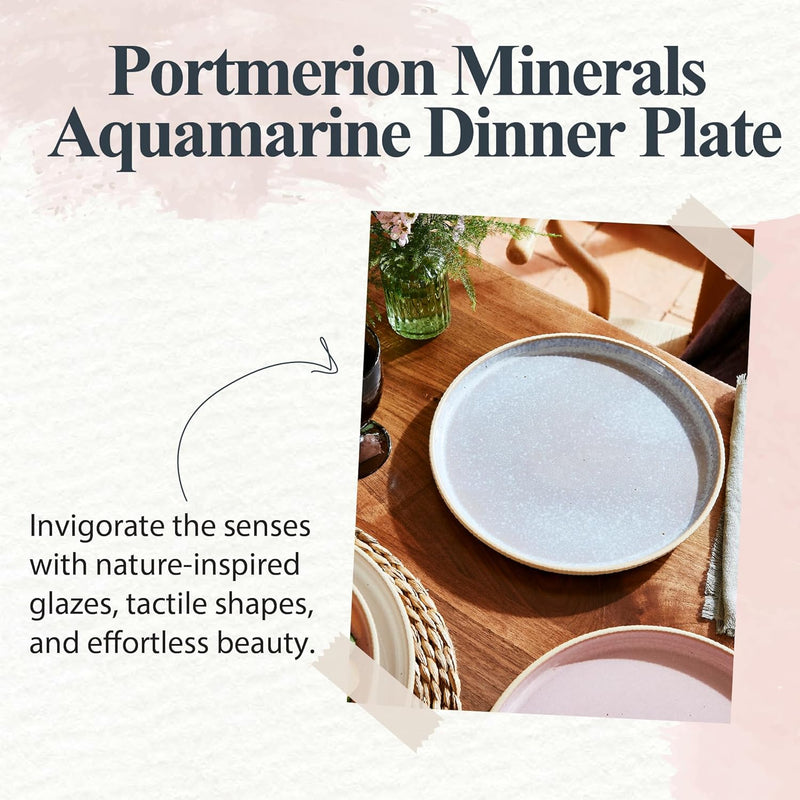 Portmeirion - Minerals Dinner Aquamarine | 10.5 in - Limolin 