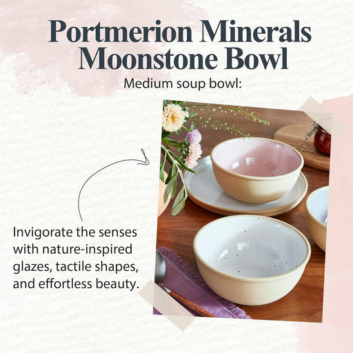 Portmeirion - Minerals Medium Bowl - Moonstone | 10.5 in - Limolin 