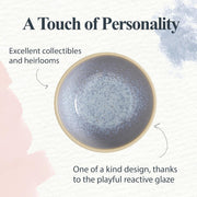 Portmeirion - Minerals Medium Serving  bowl - Aquamarine | 6 in - Limolin 