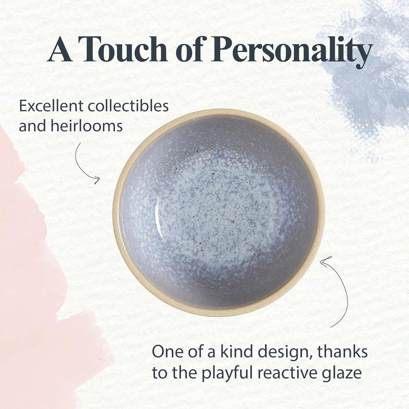 Portmeirion - Minerals Medium Serving  bowl - Aquamarine | 6 in - Limolin 