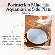 Portmeirion - Minerals Side plate(Aquamarine) | 8.5 in - Limolin 