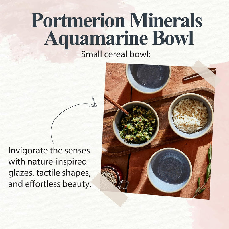 Portmeirion - Minerals Small Bowl (Aquamarine) | 4.5 in - Limolin 
