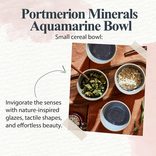 Portmeirion - Minerals Small Bowl (Aquamarine) | 4.5 in - Limolin 