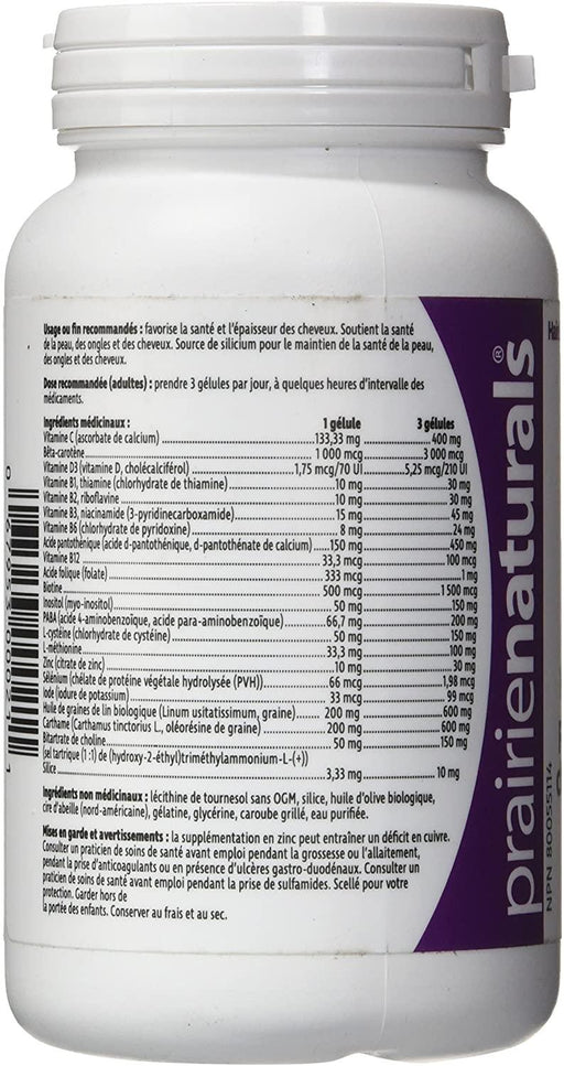 Prairie Naturals - Hair force - 90 softgel - Limolin 