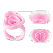 PremierLash - Heart Shape Blooming Adhesive Rings 100/Ea - Limolin 